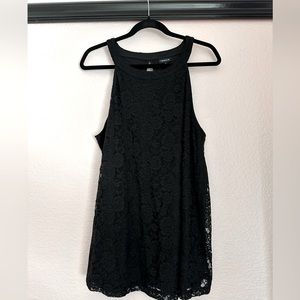 Torrid high neck all over lace tank. Size 2
